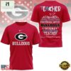 Georgia Bulldogs Teacher Teach Love Inspire All Over Print Shirt