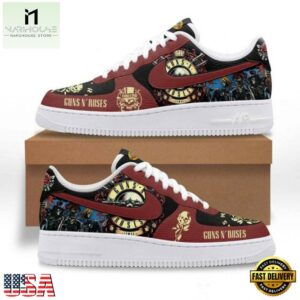 Guns N Roses Rock Music Air Force 1 Sneaker Shoes