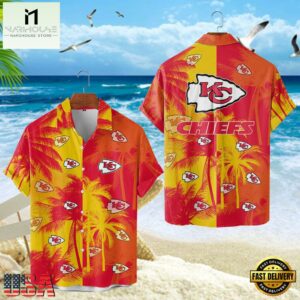 Kansas City Chiefs Hawaiian Shirt, NFL Resort wear