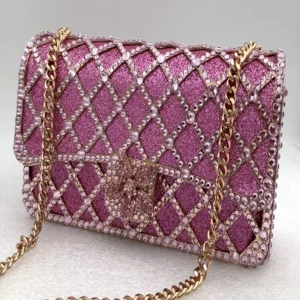 Alternative view of XIYUAN Purple/Green Evening Crystal Handbag Bridal Party Handbags Clutches Purses Women Clutches Purse Designer Evening Bags