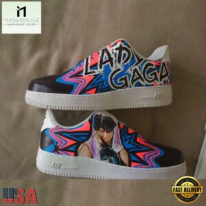 Lady Gaga Music Fans Air Force 1 Shoes