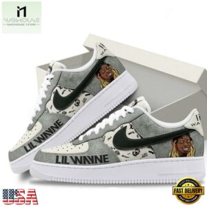 Lil Wayne Rap Hip Hop Air Force 1 Sneaker Shoes