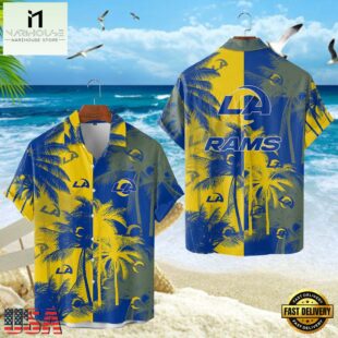 Los Angeles Rams Hawaiian Shirt, NFL Resort wear