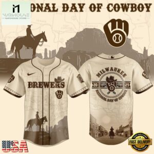 Milwaukee Brewers MLB x National Day Of Cowboy Baseball Jersey For Fans