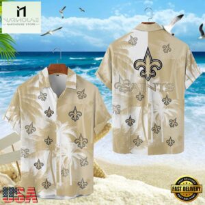 New Orleans Saints Hawaiian Shirt, NFL Resort wear