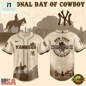 New York Yankees MLB x National Day Of Cowboy Baseball Jersey For Fans
