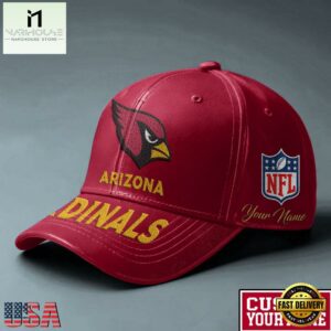 NFL Arizona Cardinals Football Team Personalized All Over Print Cap