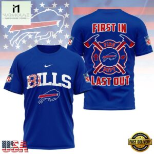 NFL Buffalo Bills 2025 Fire Dept Unisex 3D Shirt