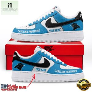 NFL Carolina Panthers Limited Edition Personalized Air Force 1 Shoes Sneaker