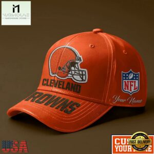 NFL Cleveland Browns Football Team Personalized All Over Print Cap