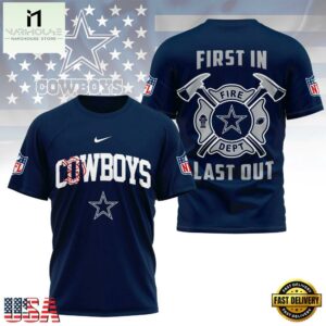 NFL Dallas Cowboys 2025 Fire Dept Unisex 3D Shirt