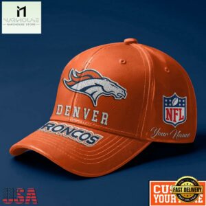 NFL Denver Broncos Football Team Personalized All Over Print Cap