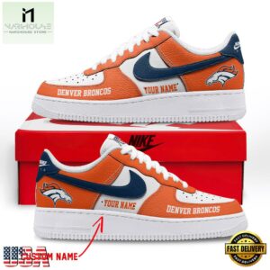 NFL Denver Broncos Limited Edition Personalized Air Force 1 Shoes Sneaker