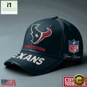 NFL Houston Texans Football Team Personalized All Over Print Cap