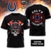 NFL Indianapolis Colts Football Team Fire Fighter Unisex 3D Shirt