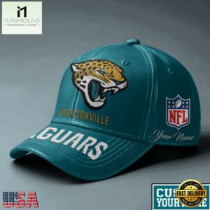 NFL Jacksonville Jaguars Football Team Personalized All Over Print Cap