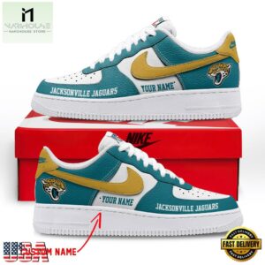 NFL Jacksonville Jaguars Limited Edition Personalized Air Force 1 Shoes Sneaker