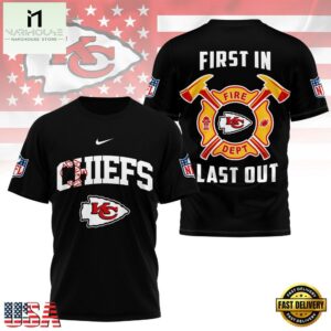 NFL Kansas City Chiefs 2025 Fire Dept Unisex 3D Shirt