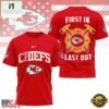 NFL Kansas City Chiefs Football Team Fire Dept Design T Shirt