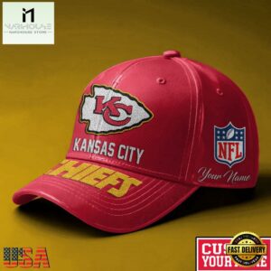 NFL Kansas City Chiefs Football Team Personalized All Over Print Cap