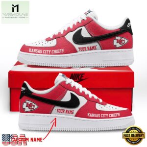 NFL Kansas City Chiefs Limited Edition Personalized Air Force 1 Shoes Sneaker