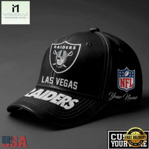 NFL Las Vegas Raiders Football Team Personalized All Over Print Cap
