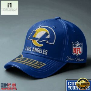 NFL Los Angeles Rams Football Team Personalized All Over Print Cap