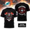 NFL Miami Dolphins Football Team Fire Fighter Unisex 3D Shirt