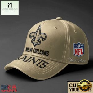 NFL New Orleans Saints Football Team Personalized All Over Print Cap