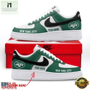 NFL New York Jets Limited Edition Personalized Air Force 1 Shoes Sneaker