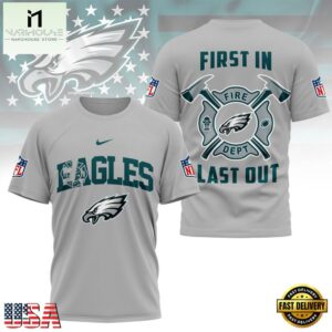 NFL Philadelphia Eagles 2025 Fire Dept Unisex 3D Shirt