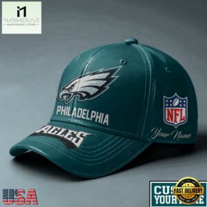 NFL Philadelphia Eagles Football Team Personalized All Over Print Cap
