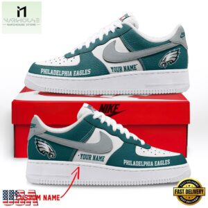 NFL Philadelphia Eagles Limited Edition Personalized Air Force 1 Shoes Sneaker