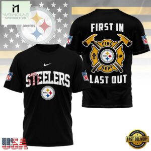 NFL Pittsburgh Steelers 2025 Fire Dept Unisex 3D Shirt