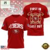 NFL San Francisco 49ers 2025 Fire Dept Unisex 3D Shirt