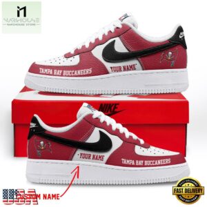 NFL Tampa Bay Buccaneers Limited Edition Personalized Air Force 1 Shoes Sneaker