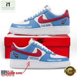 NFL Tennessee Titans Limited Edition Personalized Air Force 1 Shoes Sneaker