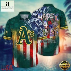 Oakland Athletics 4th of July Summer Hawaiian Shirt