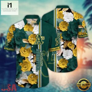 Oakland Athletics Bold Blossom Summer Hawaiian Shirt
