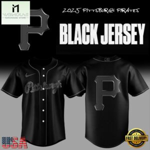 Pittsburgh Pirates MLB Back In Black Baseball Jersey For Fans