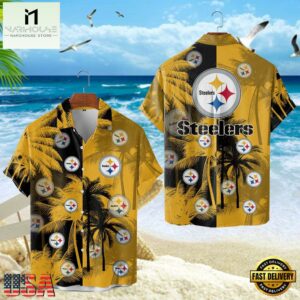 Pittsburgh Steelers Hawaiian Shirt, NFL Resort wear