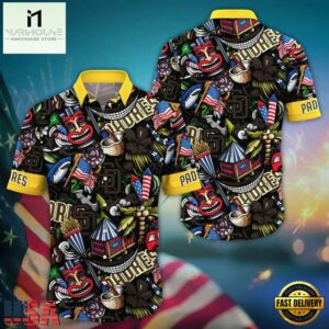 San Diego Padres Carnival Spirit Summer Hawaiian Shirt
