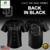 San Diego Padres MLB Back In Black Baseball Jersey For Fans