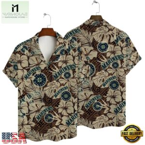 Seattle Mariners Coastal Breeze Summer Hawaiian Shirt