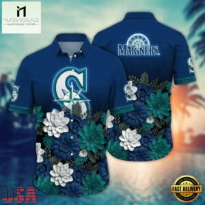 Seattle Mariners Coastal Vibes Summer Hawaiian Shirt