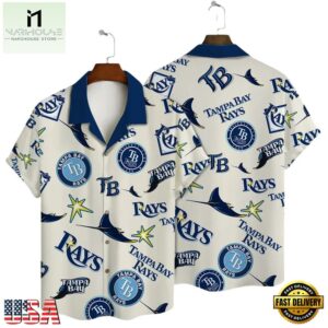 Tampa Bay Rays Classic Logo Summer Hawaiian Shirt