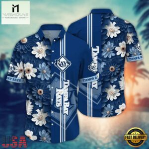 Tampa Bay Rays Daisy Delight Summer Hawaiian Shirt