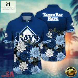 Tampa Bay Rays Floral Oasis Summer Hawaiian Shirt