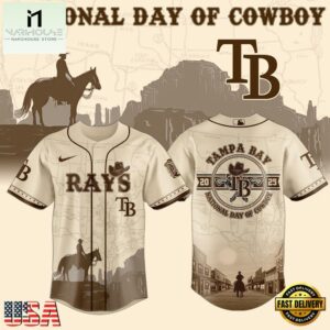 Tampa Bay Rays MLB x National Day Of Cowboy Baseball Jersey For Fans