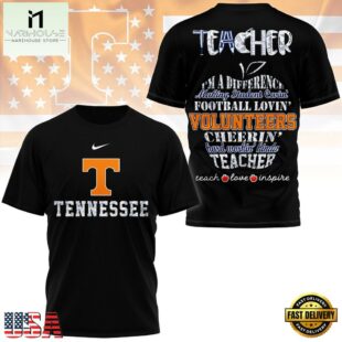 Tennessee Volunteers Teacher Pride 2025 Unisex 3D Shirt